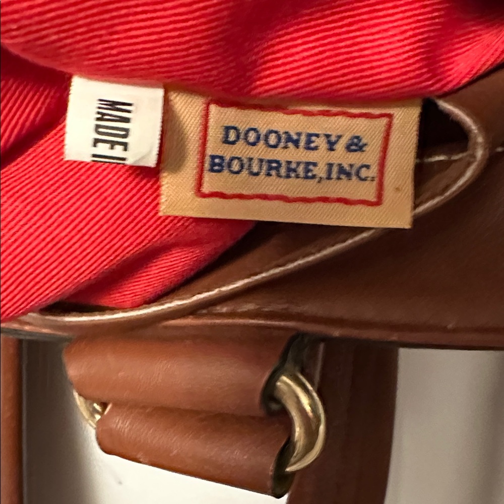 Dooney & Bourke Brown and Tan Tote Bag - Picture 7 of 10